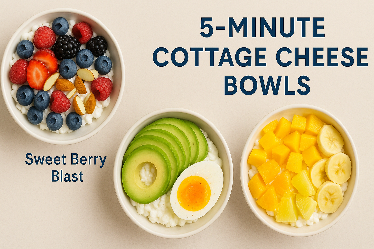 Cottage Cheese Bowl Breakfast Ideas