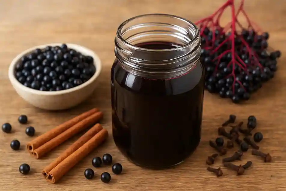 Easy Homemade Elderberry Syrup Recipe