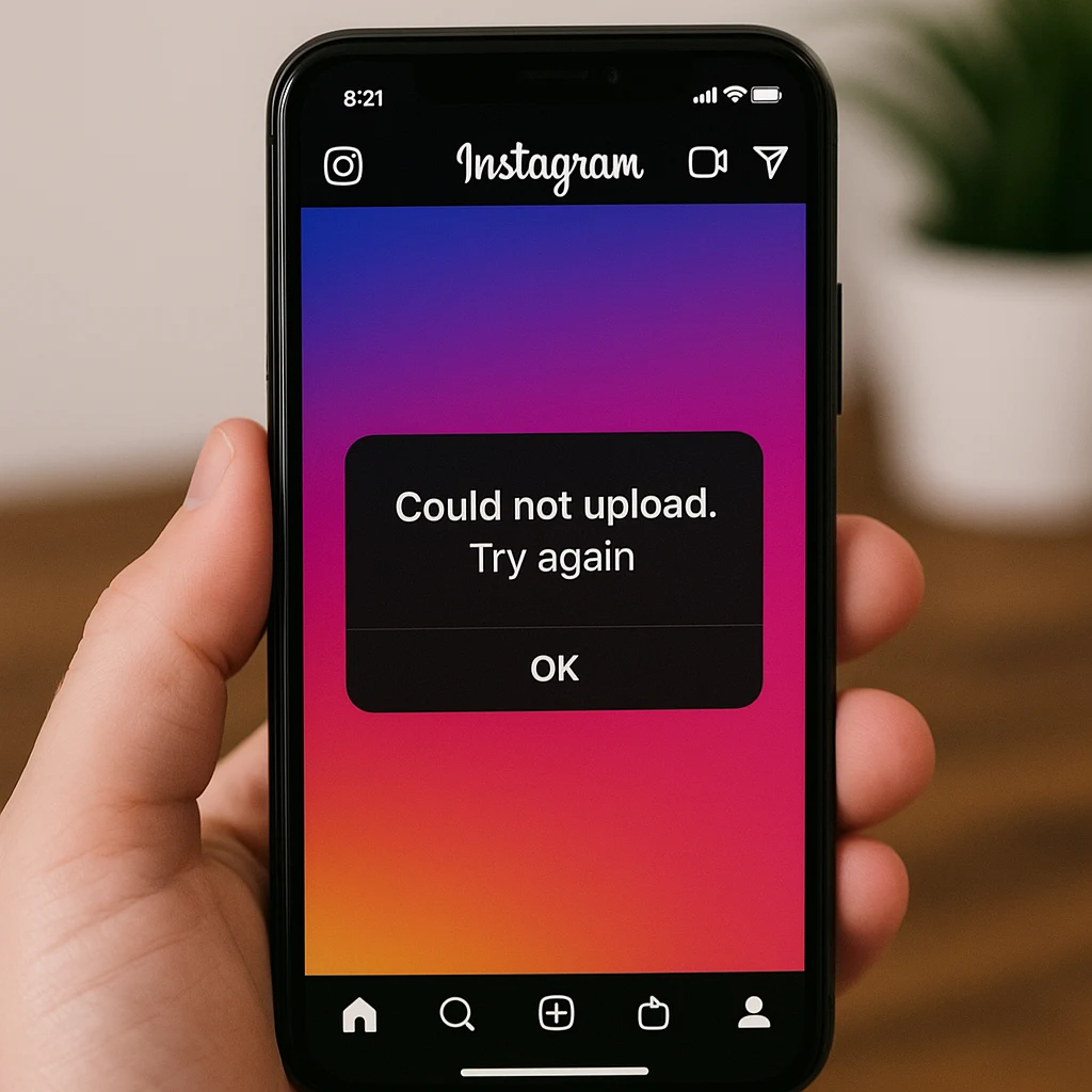 Instagram Story Not Uploading
